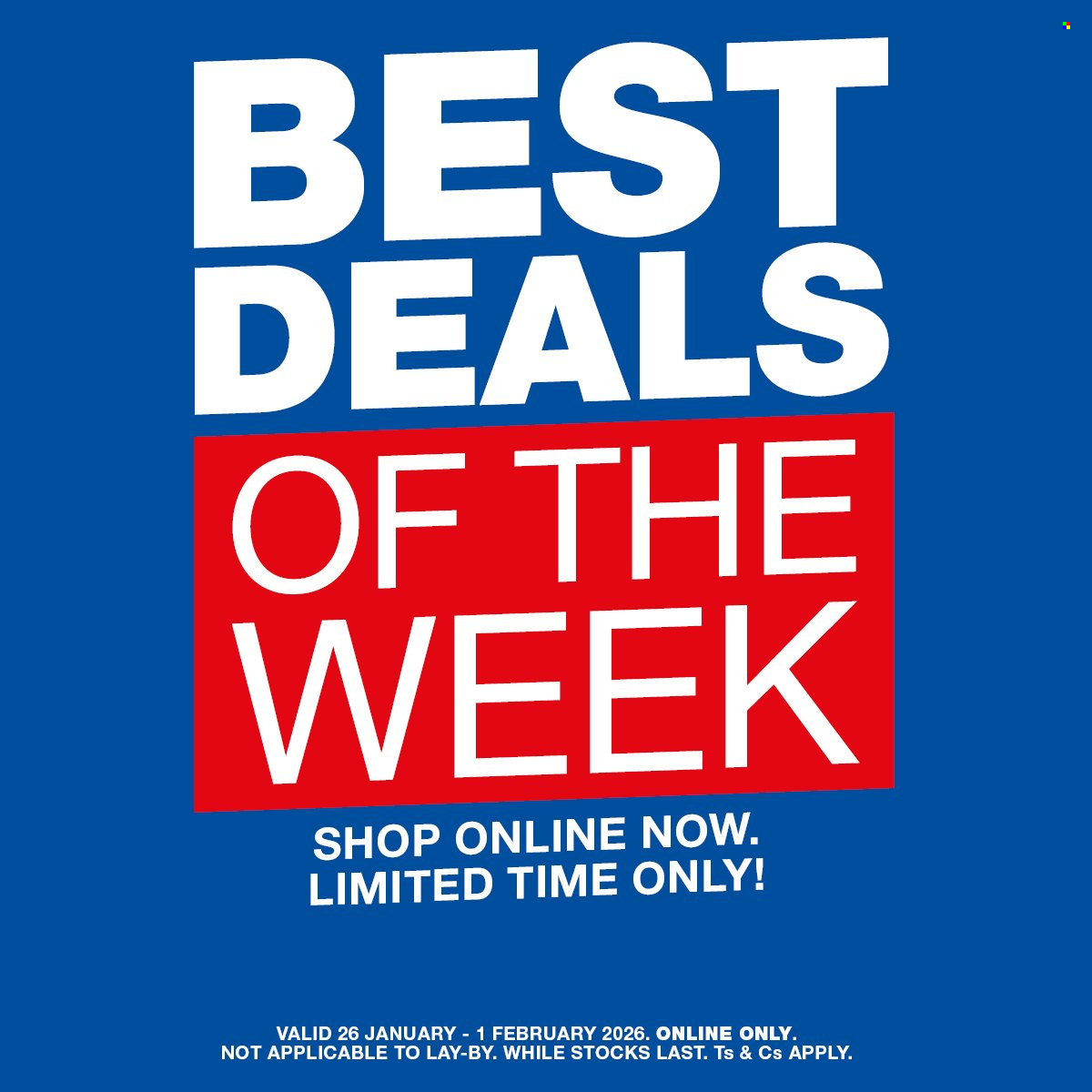 OK Furniture specials - 26/01/2026 - 01/02/2026. Page 1