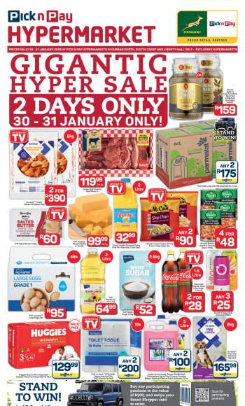 Pick n Pay catalogue  - 30/01/2026 - 31/01/2026.