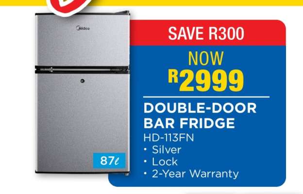 Double-Door Bar Fridge