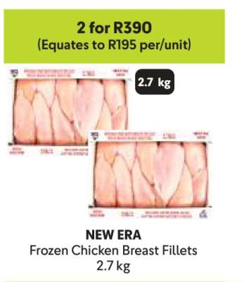 NEW ERA Frozen Chicken Breast Fillets
