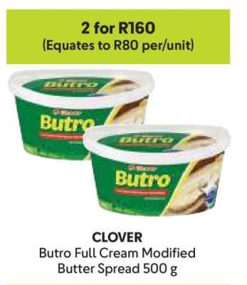 Clover Butro Full Cream Modified Butter Spread 500 g