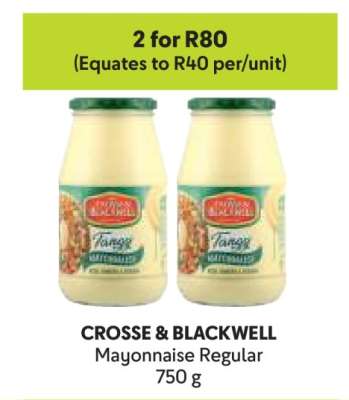 CROSSE & BLACKWELL Mayonnaise Regular