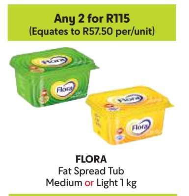 FLORA Fat Spread Tub