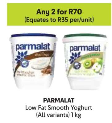 Parmalat Low Fat Smooth Yoghurt