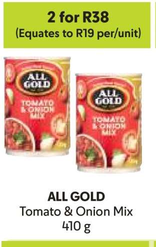 ALL GOLD Tomato & Onion Mix 410 g