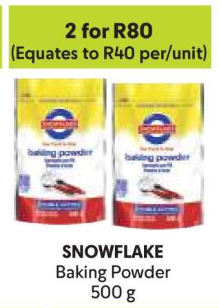 Snowflake Baking Powder