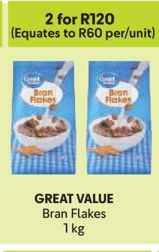 GREAT VALUE Bran Flakes