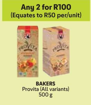 BAKERS ProVita (All variants)