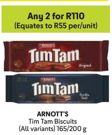 ARNOTT’S Tim Tam Biscuits
