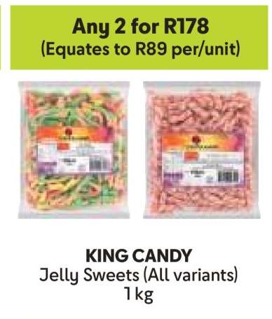KING CANDY Jelly Sweets (All variants)