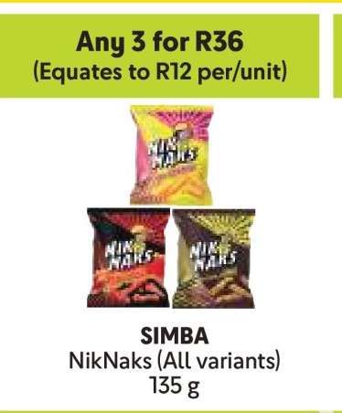 SIMBA NikNaks (All variants)