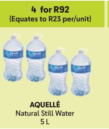 AQUELLÉ Natural Still Water 5 L