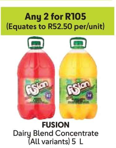 FUSION Dairy Blend Concentrate (All variants) 5 L