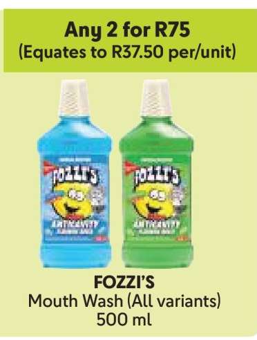 FOZZI'S Mouth Wash (All variants)