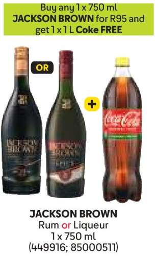 JACKSON BROWN Rum or Liqueur