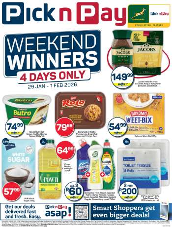 Pick n Pay catalogue  - 29/01/2026 - 01/02/2026.