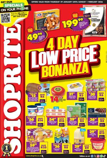 Shoprite catalogue  - 29/01/2026 - 01/02/2026.