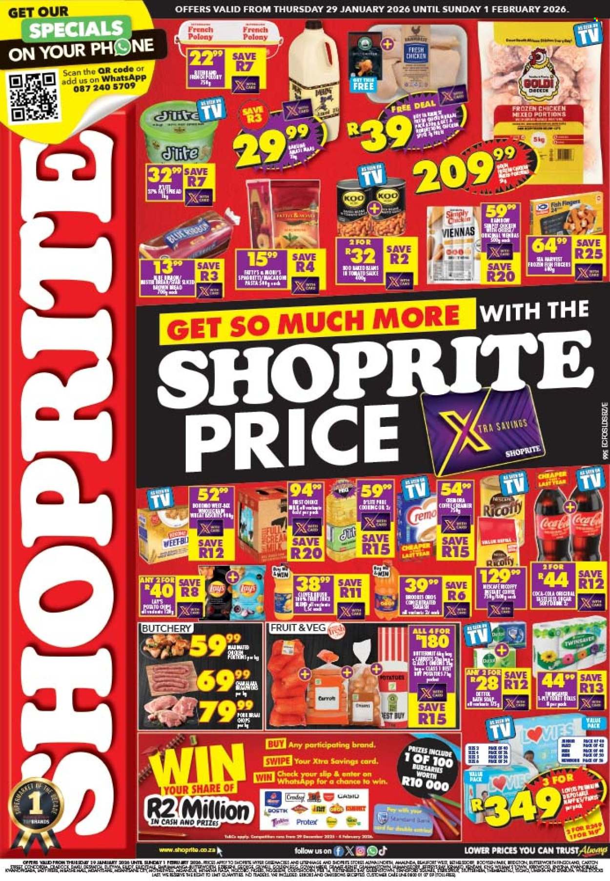 Shoprite specials - 29/01/2026 - 01/02/2026. Page 1