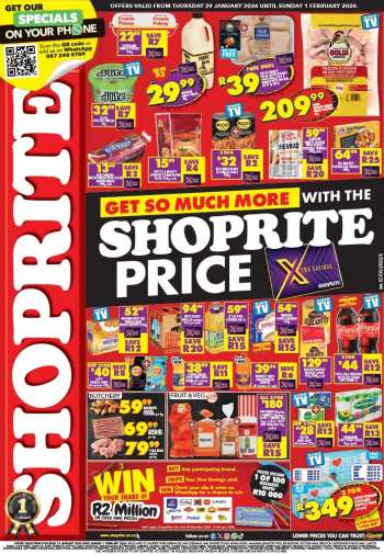 Shoprite catalogue  - 29/01/2026 - 01/02/2026.