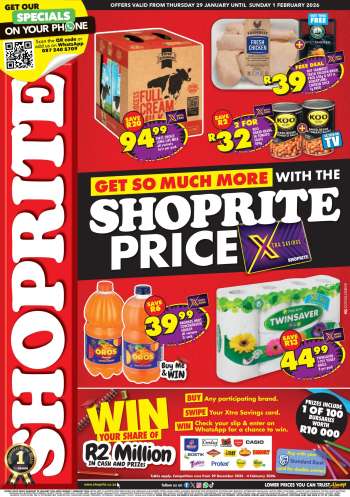Shoprite catalogue  - 29/01/2026 - 01/02/2026.