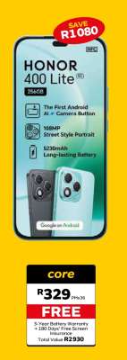 HONOR 400 Lite