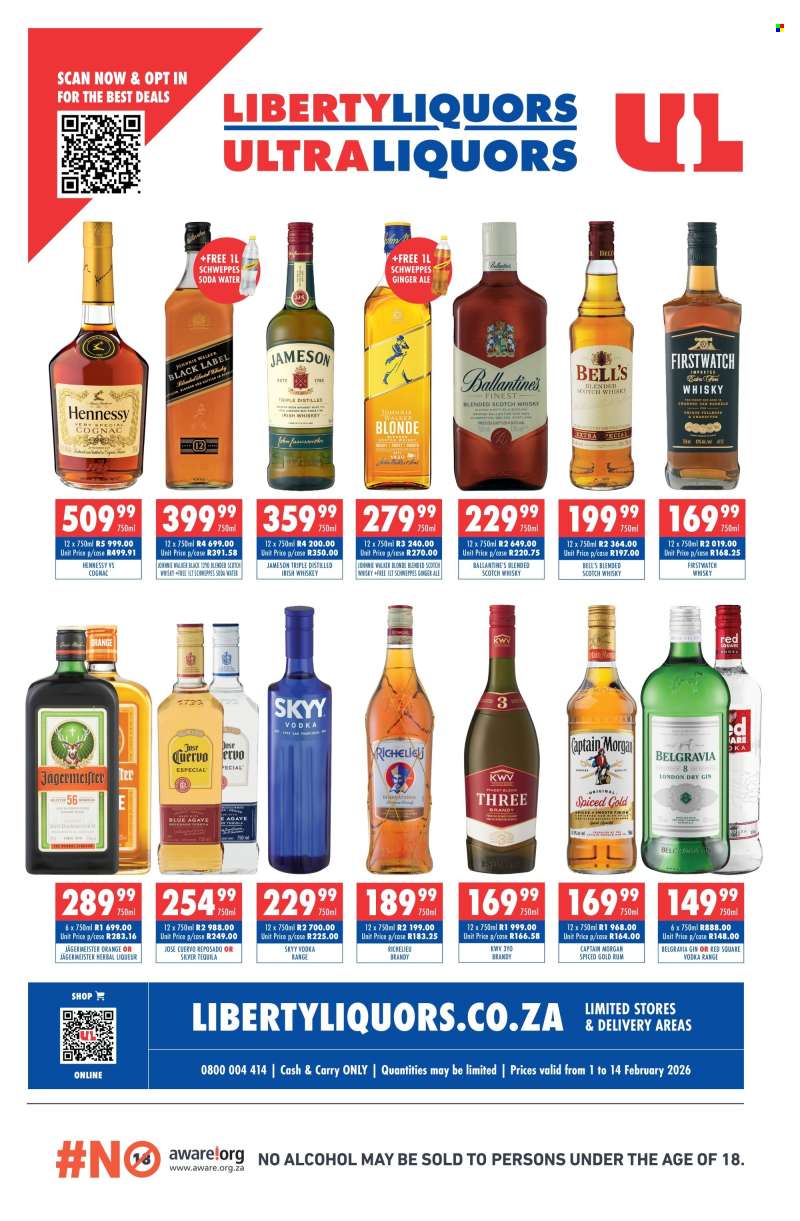 Liberty Liquors catalogue  - 01/02/2026 - 14/02/2026.