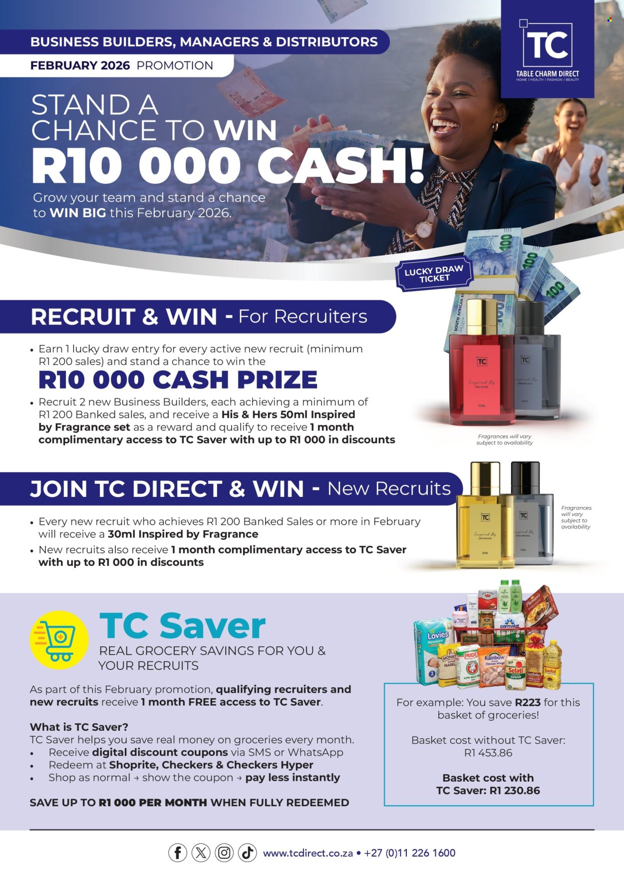 Table Charm Direct specials - 01/02/2026 - 28/02/2026. Page 1