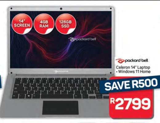 Packard Bell Celeron 14" Laptop