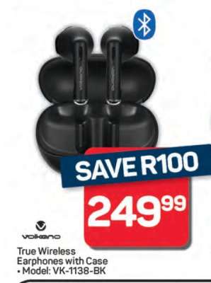 Volkano True Wireless Earphones with Case