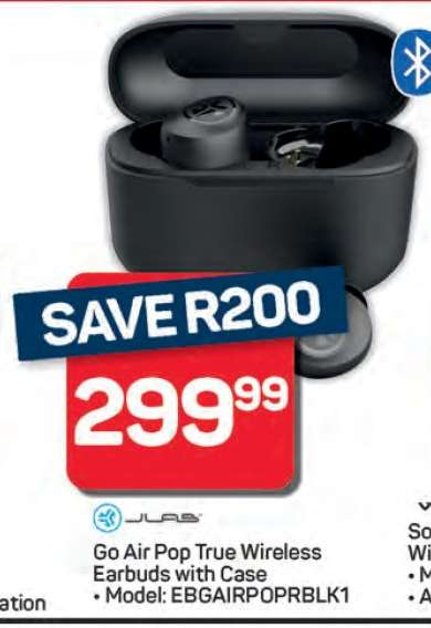 Go Air Pop True Wireless Earbuds with Case