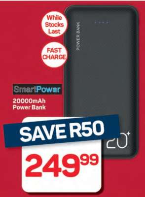 SmartPower 20000mAh Power Bank
