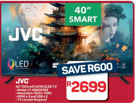 JVC 40" Full HD QLED TV