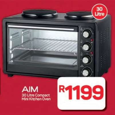 AIM 30 Litre Compact Mini Kitchen Oven