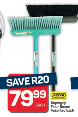 Supergrip Floor Broom Assorted Each
