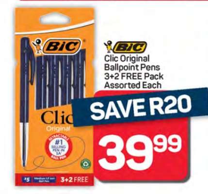 BIC Clic Original Ballpoint Pens
