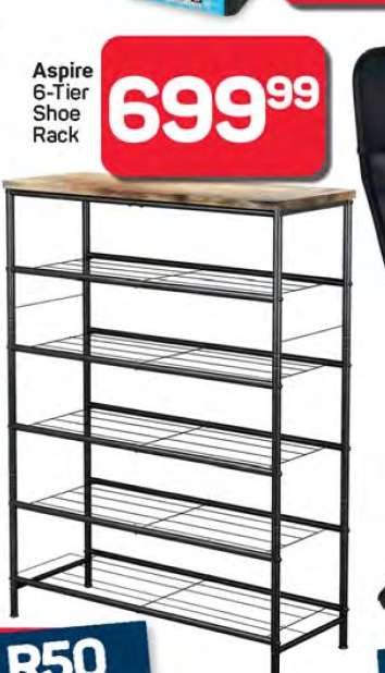 ASPIRE 6-Tier Shoe Rack