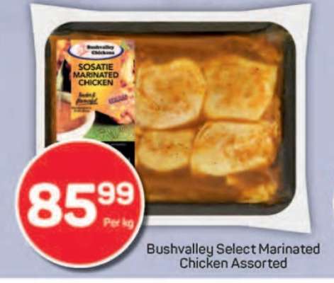 Bushvalley Select Marinated Chicken Assorted