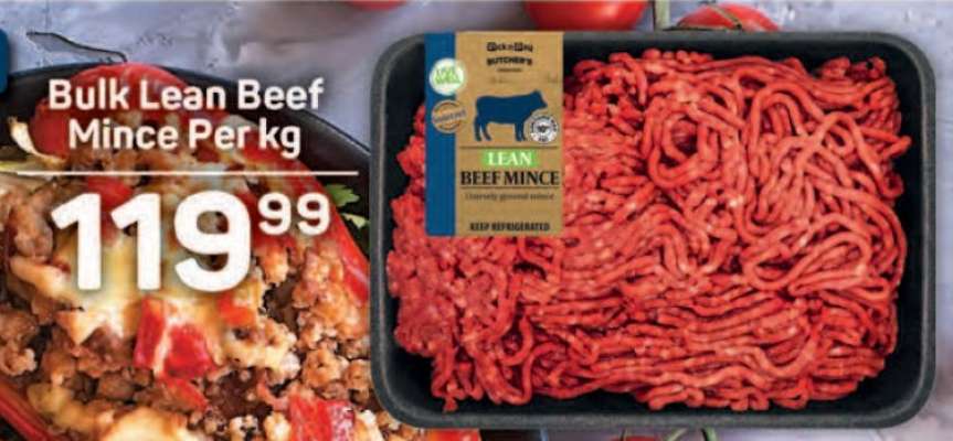 Bulk Lean Beef Mince Per kg