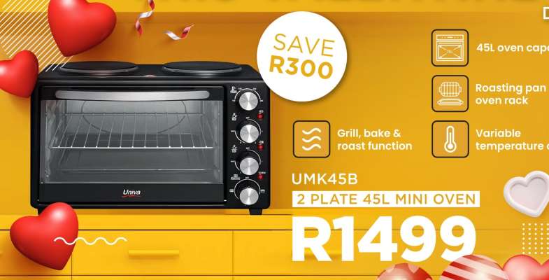 UMK45B 2 Plate 45L Mini Oven