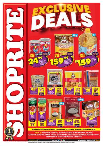 Shoprite catalogue  - 02/02/2026 - 08/02/2026.
