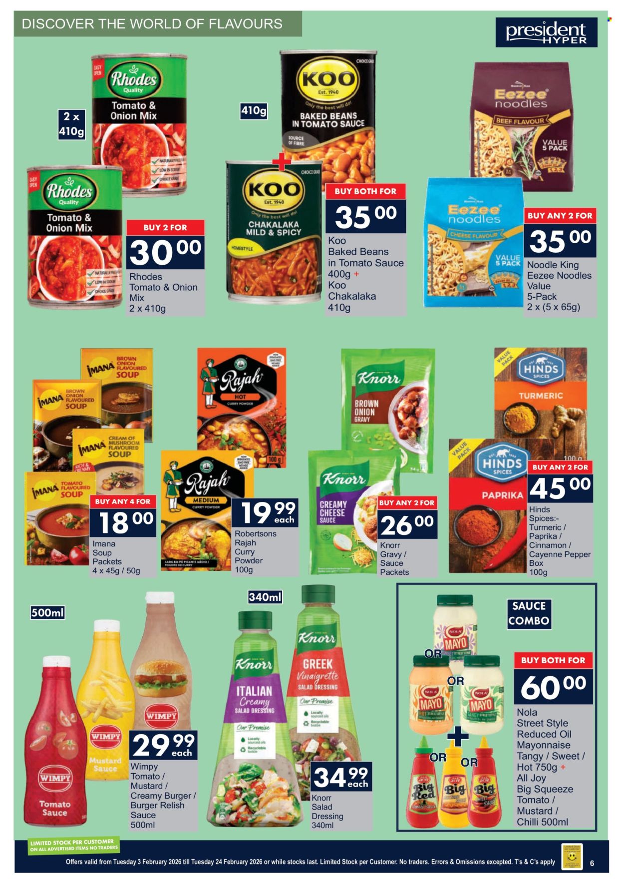 President Hyper specials - 03/02/2026 - 24/02/2026. Page 6