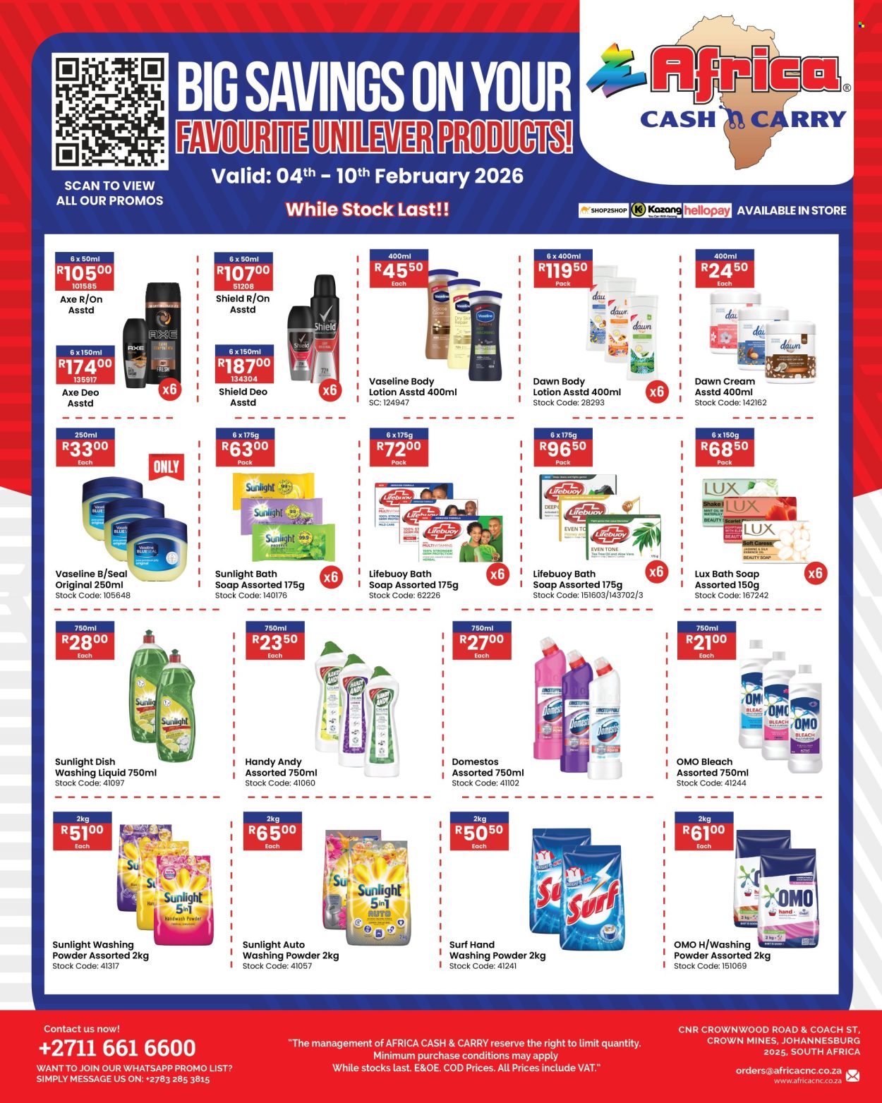 Africa Cash & Carry specials - 04/02/2026 - 10/02/2026. Page 1