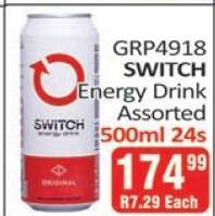 SWITCH Energy Drink Assorted