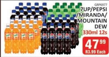 7UP/Pepsi/Miranda/Mountain Dew