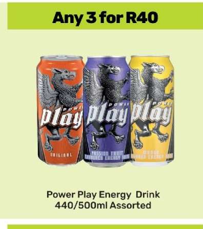 Power Play Energy Drink