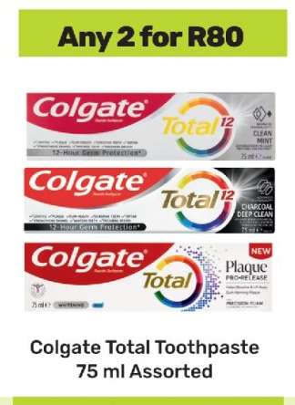 Colgate Total Toothpaste 75 ml Assorted