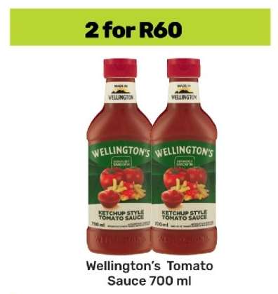 Wellington’s Tomato Sauce 700 ml