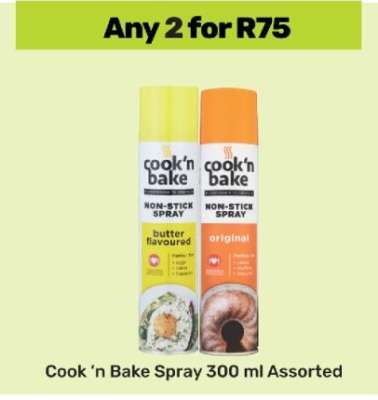 Cook ‘n Bake Spray 300 ml Assorted