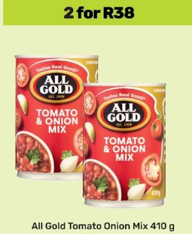 ALL GOLD Tomato & Onion Mix 410 g