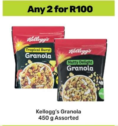 Kellogg’s Granola 450 g Assorted